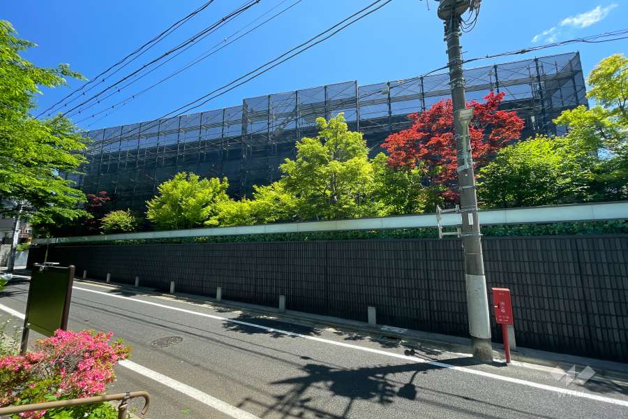 ザ・パークハウス洗足池桜山の外観（南西側から）