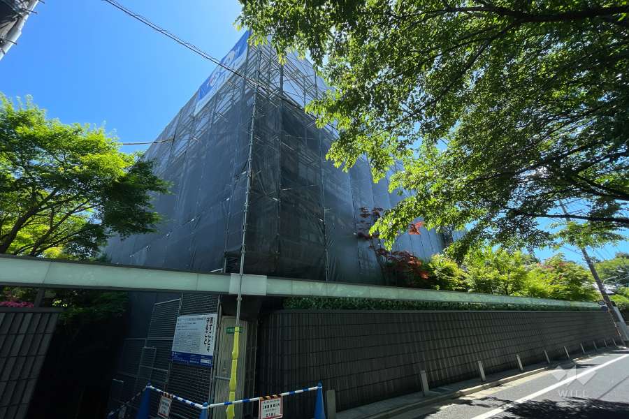 ザ・パークハウス洗足池桜山の外観（北西側から）