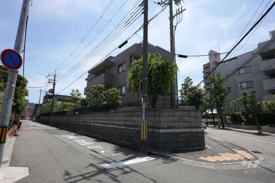 ステイツ甲子園口の外観（北側から）