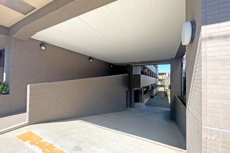 駐車場の出入口