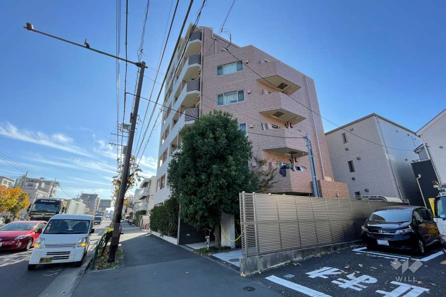 エルヴィエントアース大森山王の外観（北側から）