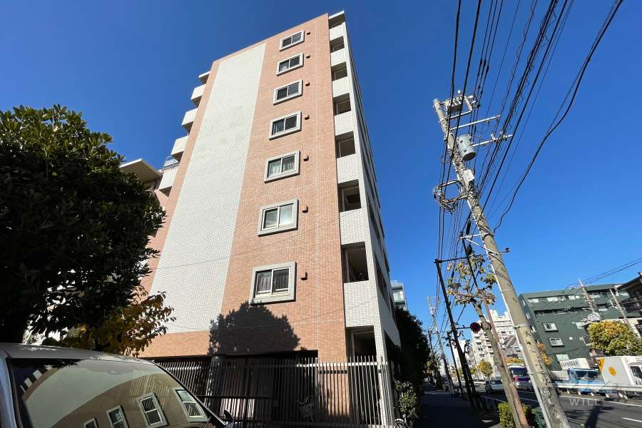 エルヴィエントアース大森山王の外観（南側から）