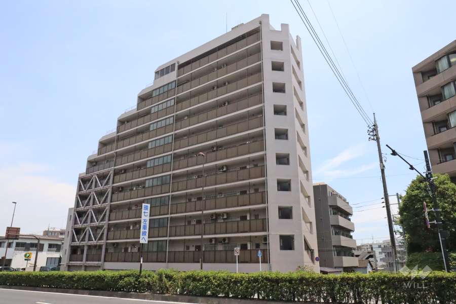 アルカサーノ南馬込の外観(南西側から)