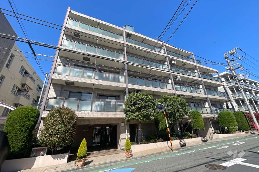 グランレーブ南馬込の外観（南西側から）