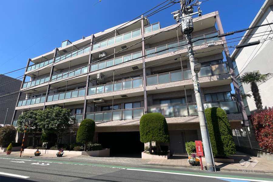 グランレーブ南馬込の外観（南東側から）