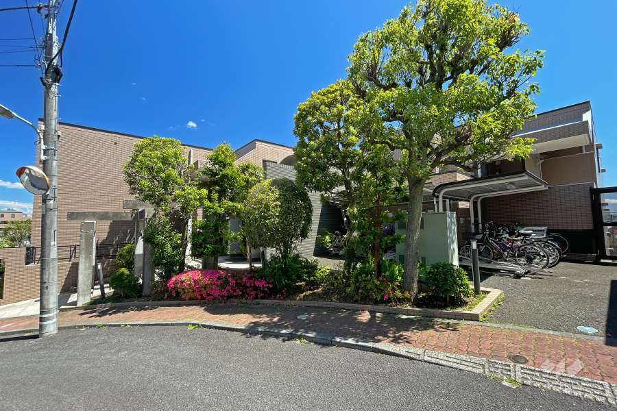 マイキャッスル大森山王西の外観（北西側から）