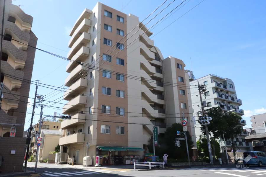 アドバンスシティ大森の外観（南東側から）