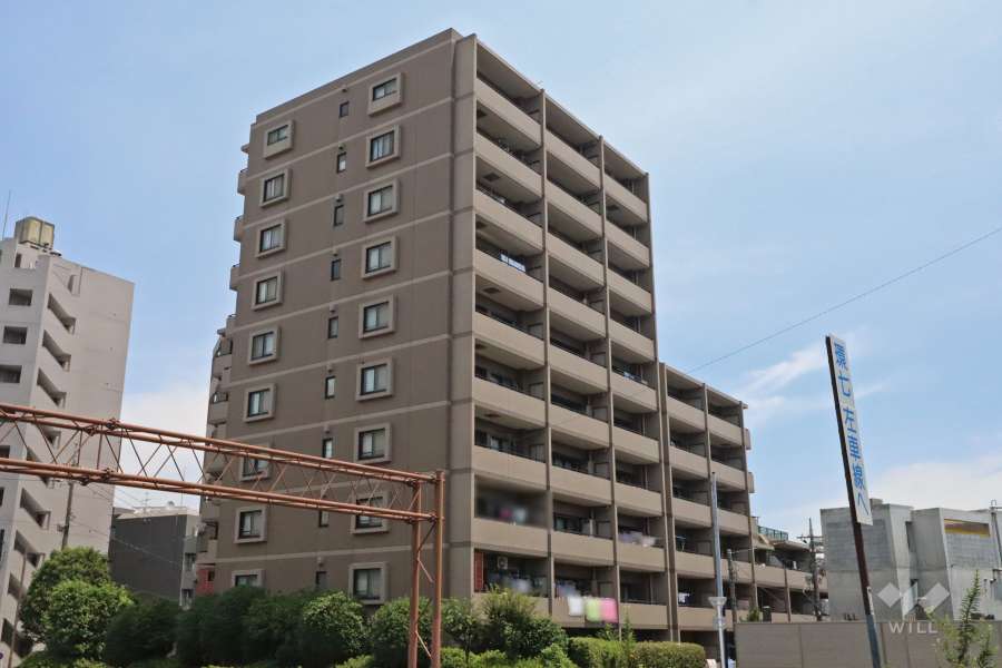 クレストフォルム南馬込の外観（南西側から）