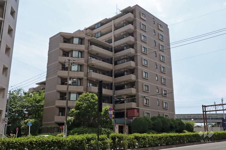 クレストフォルム南馬込の外観（北西側から）