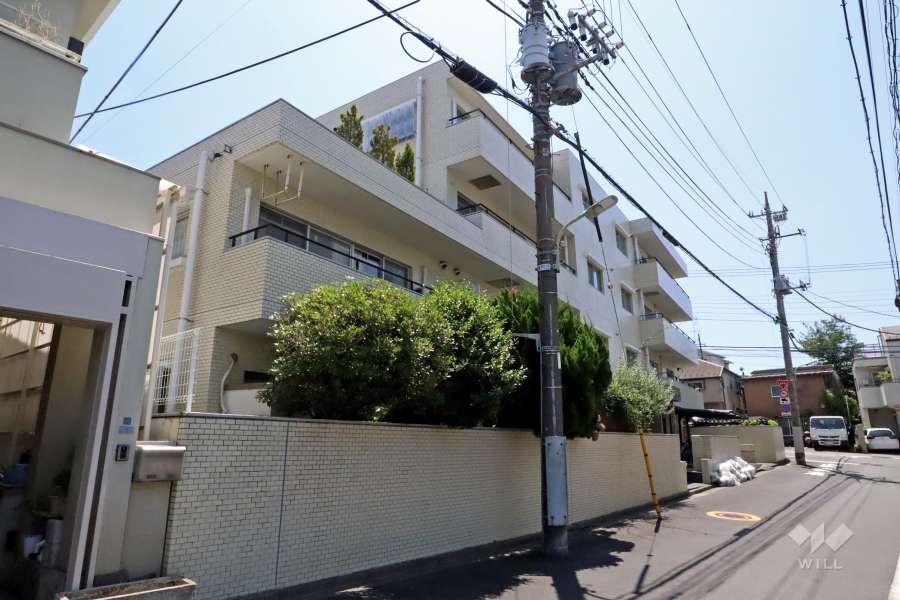 WTC南馬込マンションの外観（北西側から）