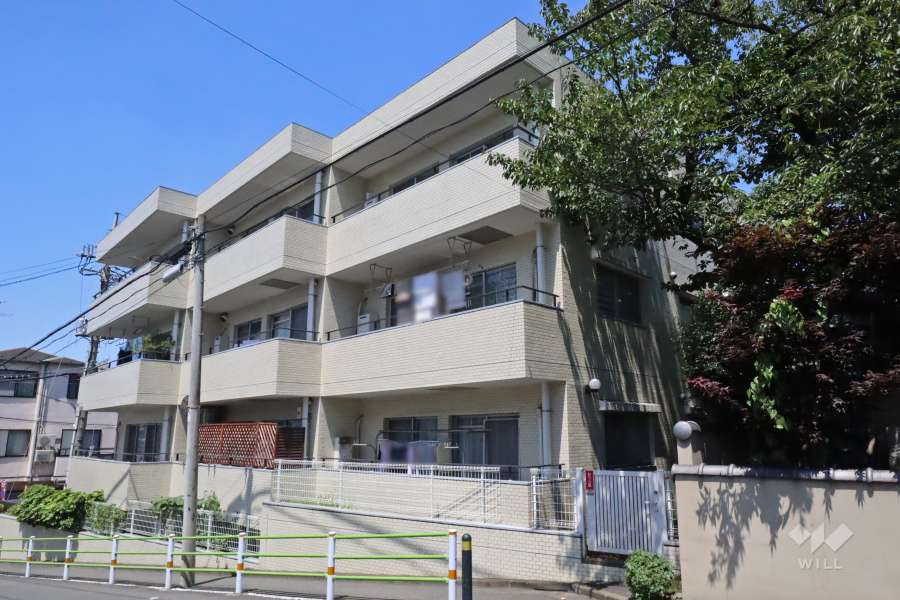 WTC南馬込マンションの外観（南東側から）