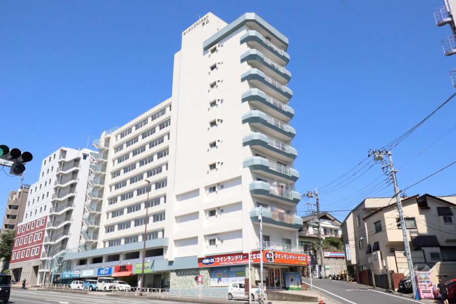 ライオンズマンション馬込の外観(西側から)