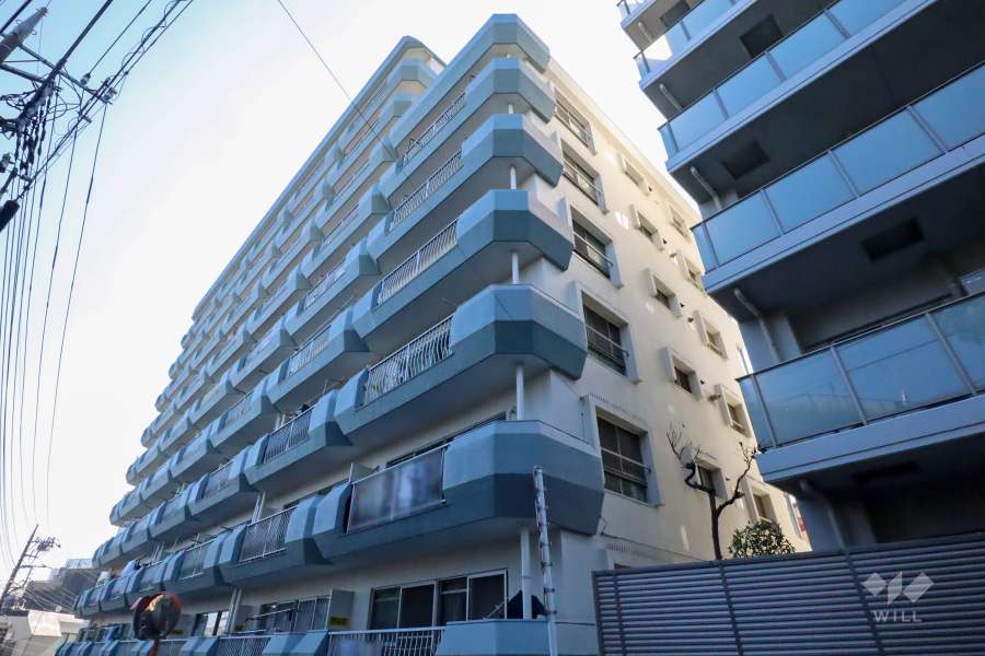 ライオンズマンション馬込の外観(東側から)