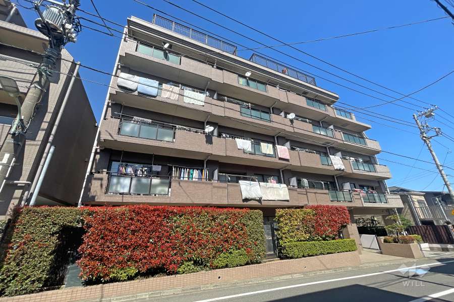 サンヴェール南馬込の外観（南西側から）