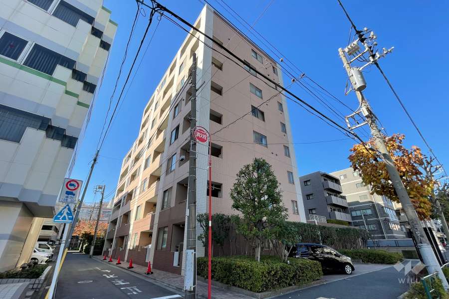 ヴェルビュ大森山王の外観（南東側から）