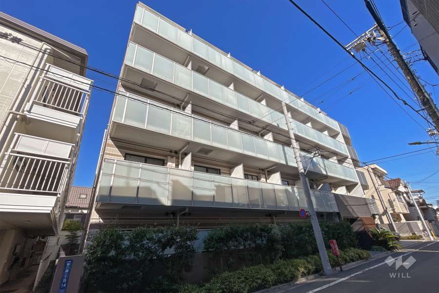 ディップス南六郷の外観（南西側から）