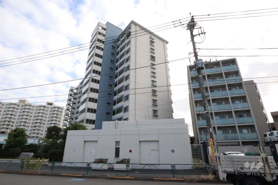 南六郷パークハウスの外観(南西側から)