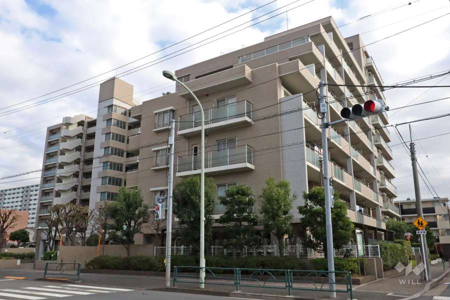 多摩川グリーンスクエアの外観（北西側から）