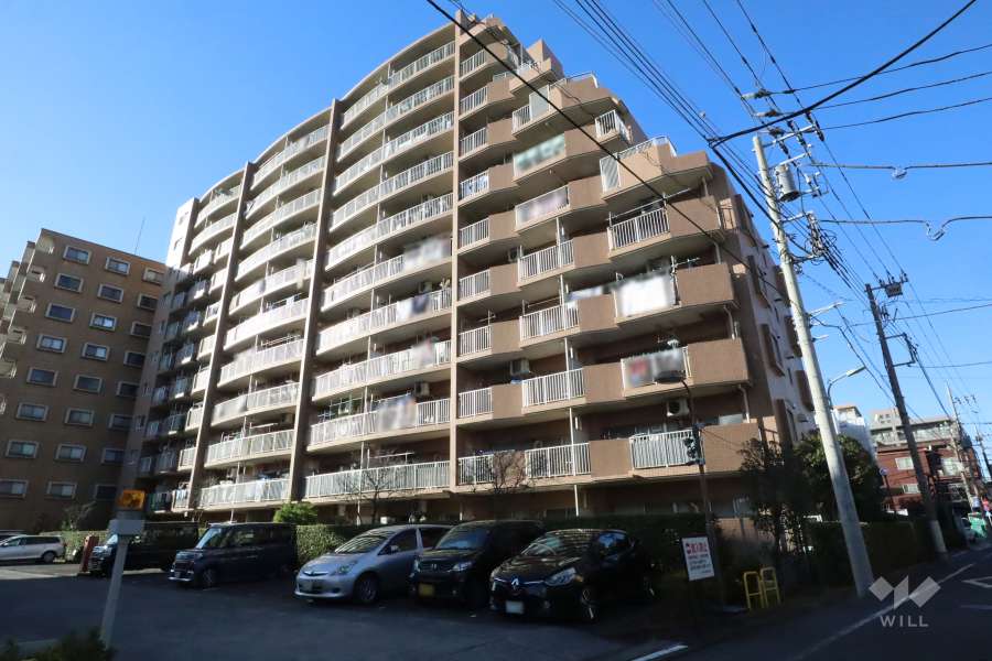 メイツ多摩川緑地の外観(南東側から)