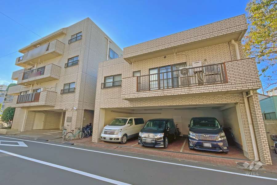 パレドール南六郷の外観（北東側から）