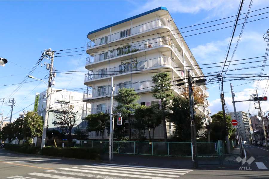 メイツ多摩川の外観(北西側から)