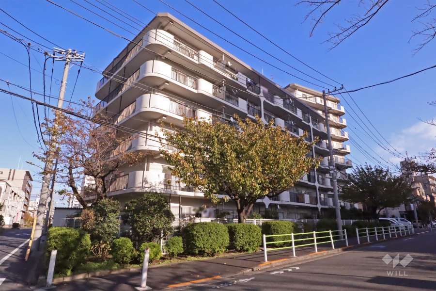 南六郷第1スカイハイツの外観(北西側から)