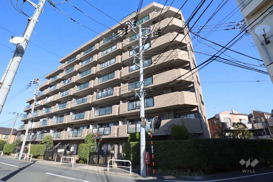 エンゼルハイム南六郷第５の外観(南側から)