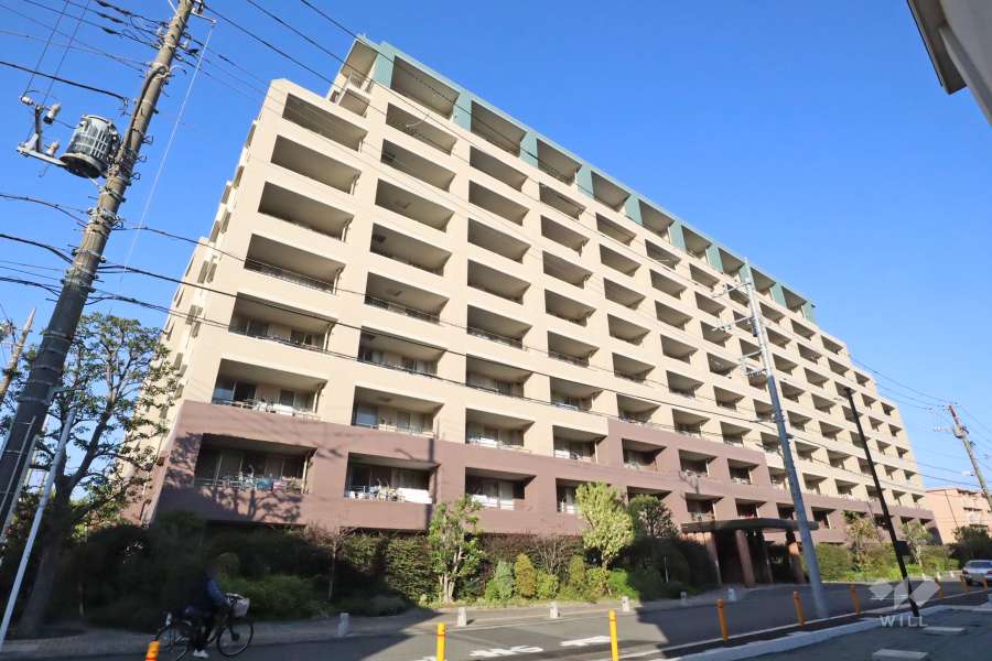 ヴェールガーデン多摩川の外観（南西側から）