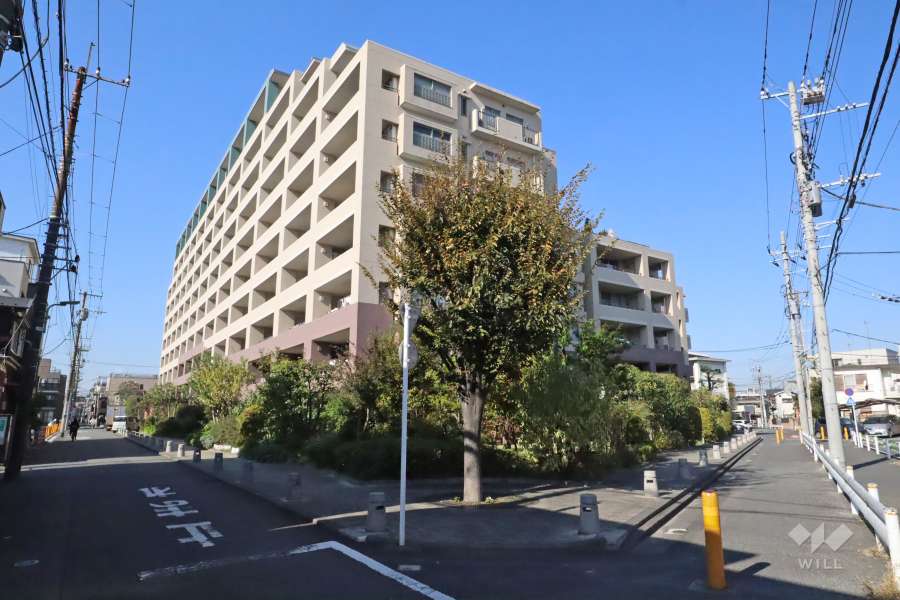 ヴェールガーデン多摩川の外観（南東側から）