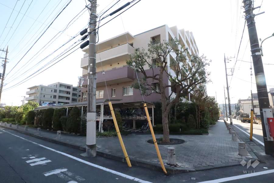 ヴェールガーデン多摩川の外観（北西側から）
