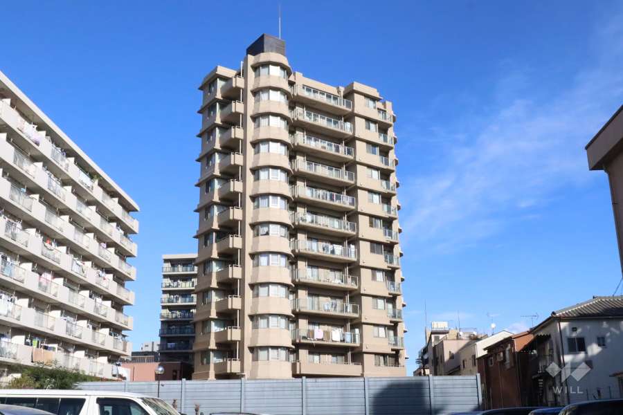 グランドステージ多摩川の外観（南東側から）