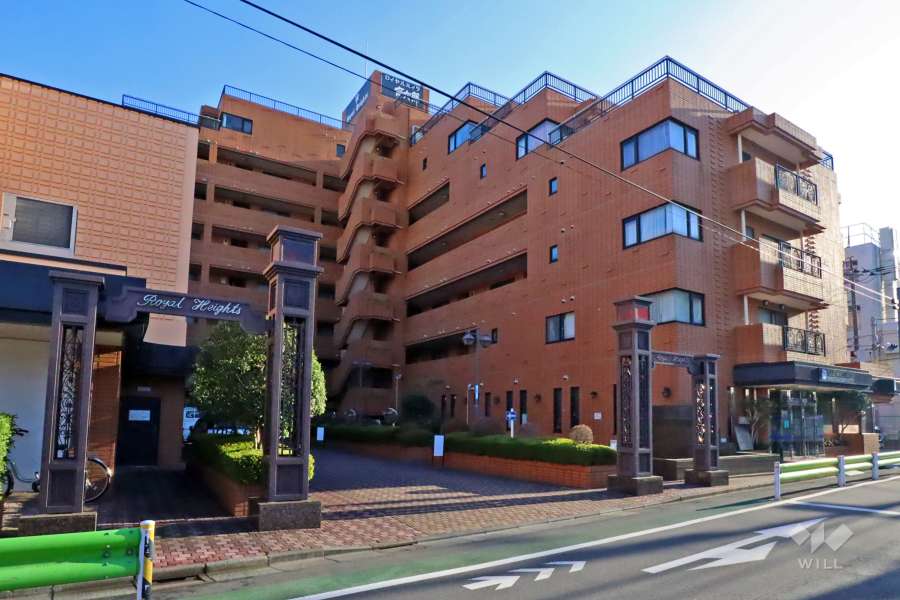 ロイヤルハイツ南六郷の外観（北西側から）