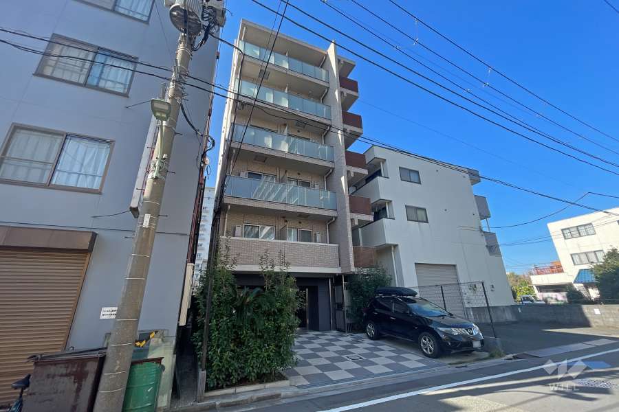 プレールドゥーク南六郷の外観（南東側から）