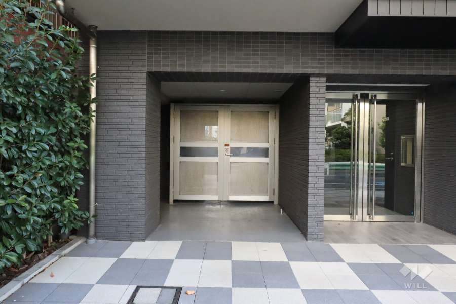 駐輪場の出入り口