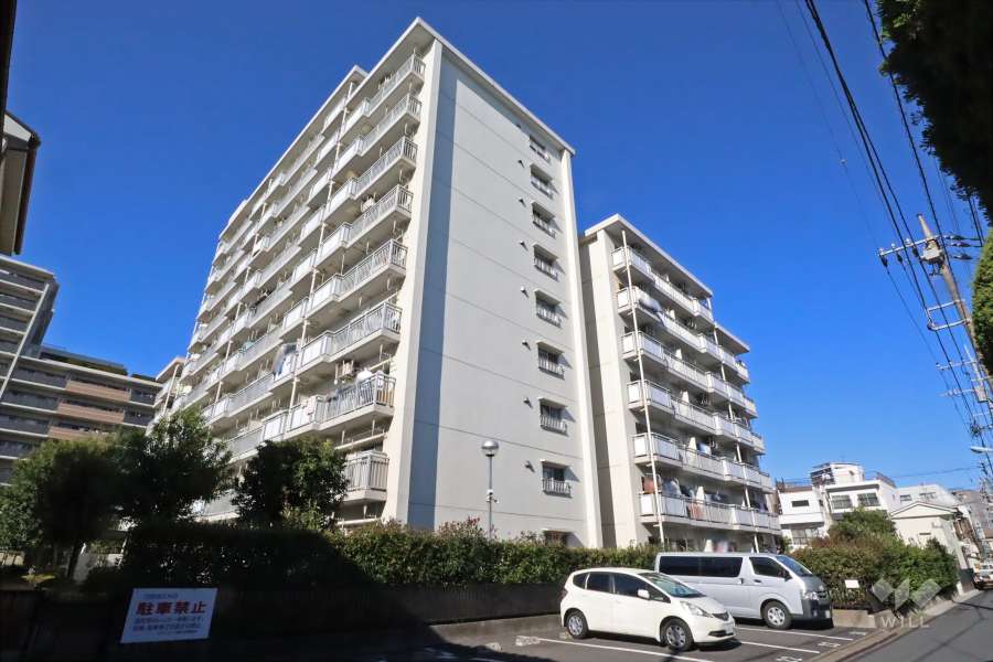 シティコープ萩中の外観（南東側から）