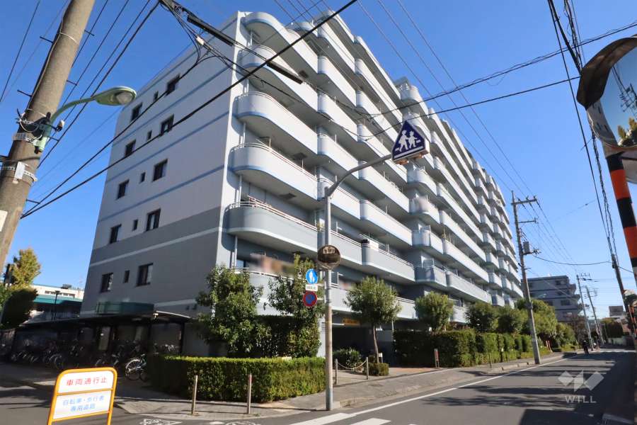 ソフィア大田萩中エスカールの外観(南西側から)