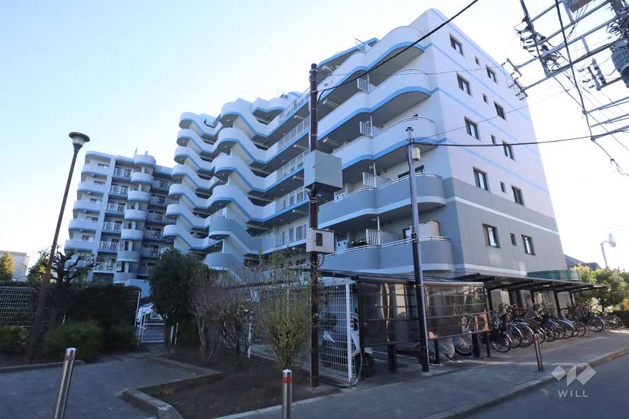 ソフィア大田萩中エスカールの外観(北西側から)