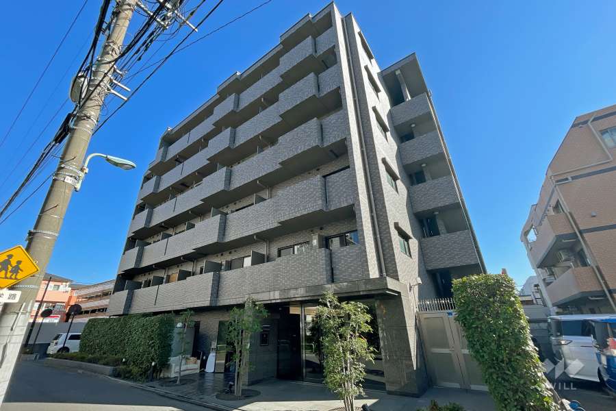 ルーブル羽田萩中の外観（南西側から）