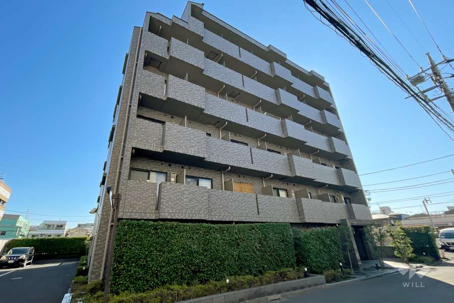 ルーブル羽田萩中の外観（北西側から）