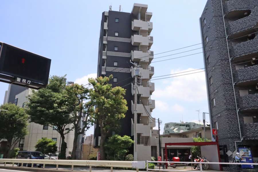 アマヴェル洗足の外観(北側から)