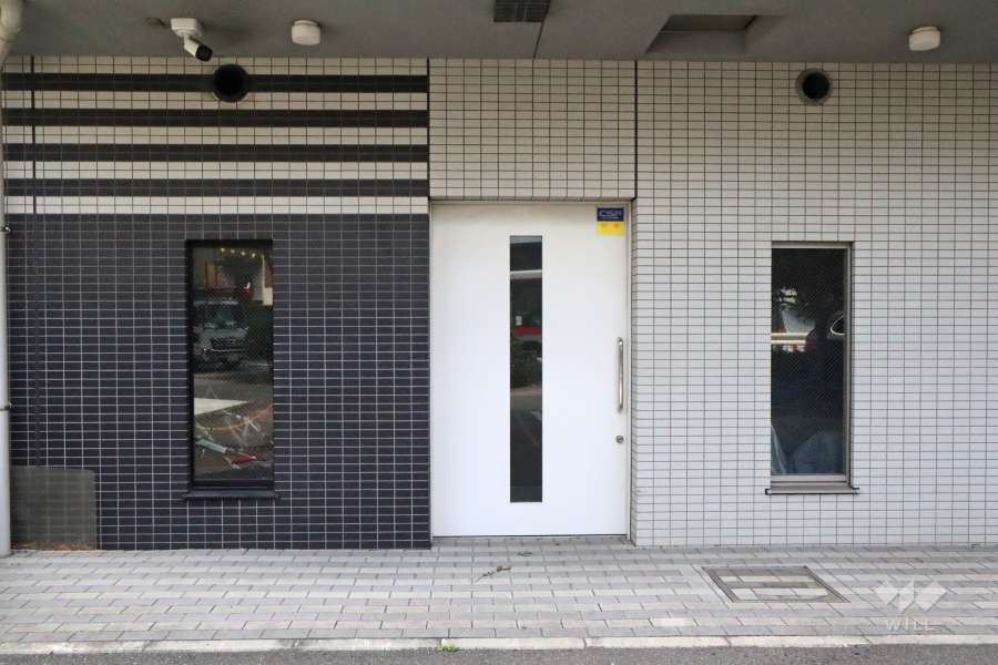 駐輪場の出入り口
