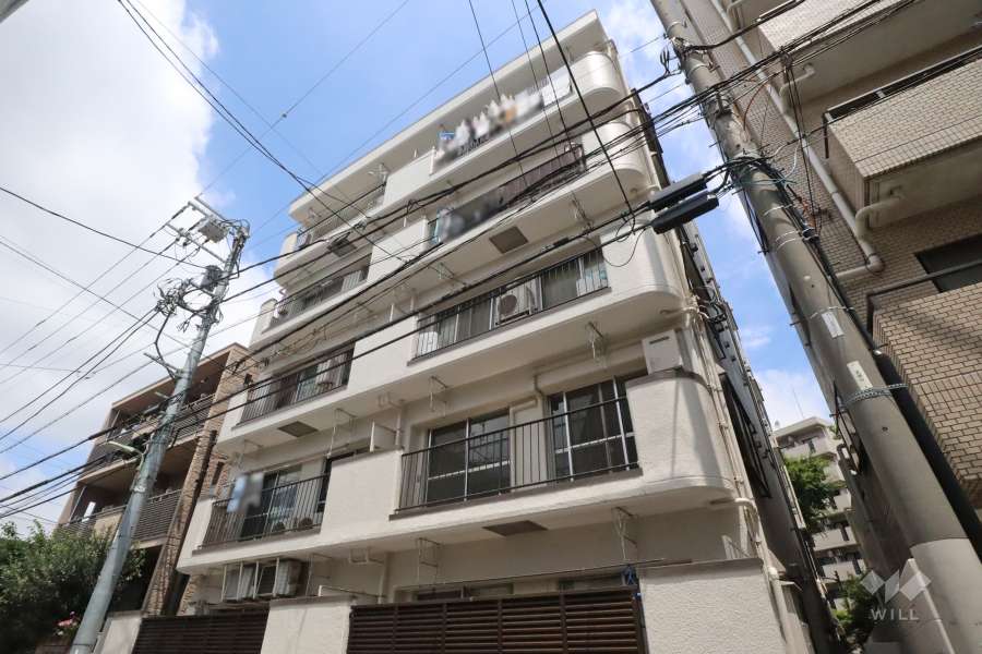 ワコー洗足マンションの外観(南東側から)