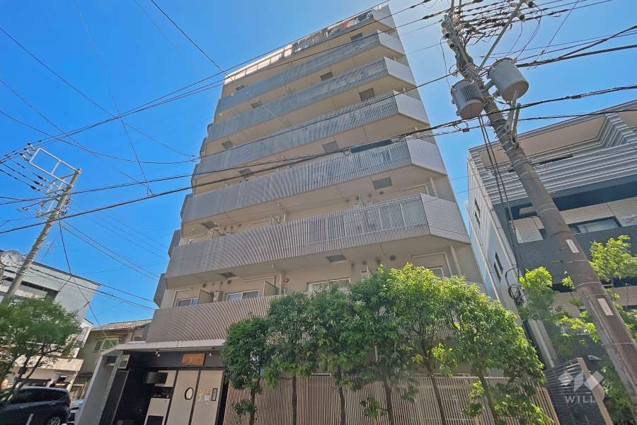 プレミアムキューブ大岡山の外観（南西側から）