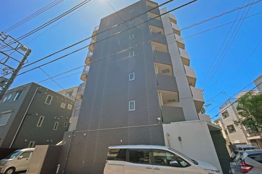 プレミアムキューブ大岡山の外観（北西側から）