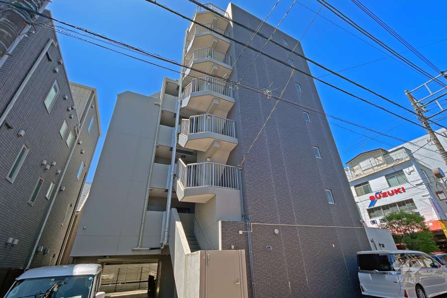 プレミアムキューブ大岡山の外観（北東側から）