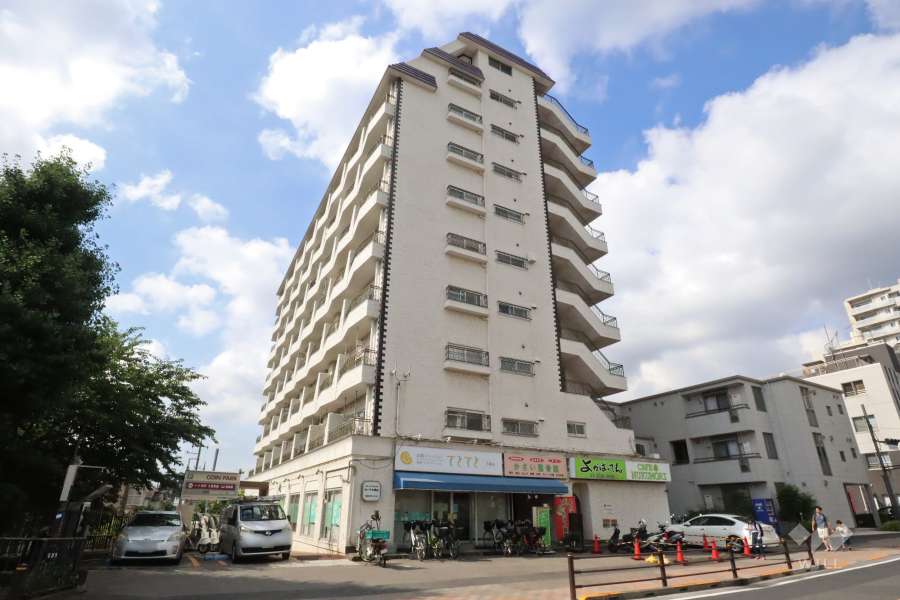 カーサ大岡山の外観（北東側から）