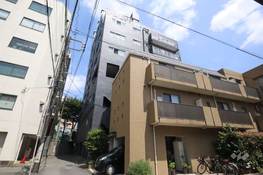 マンション千束苑の外観(西側から)　　