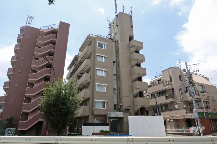 クレードル北千束の外観（北東側から）