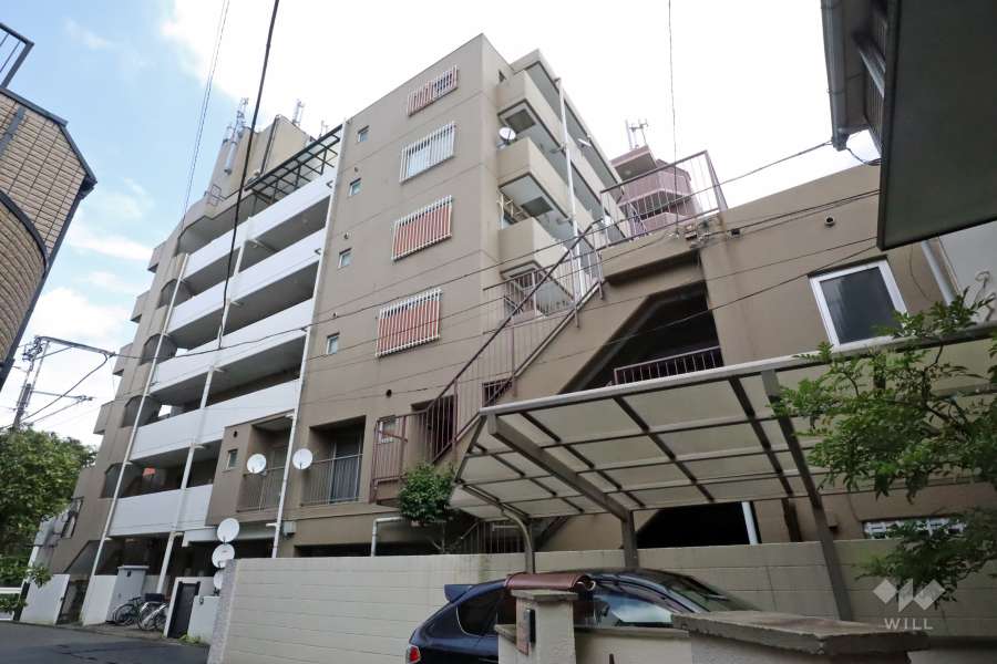 クレードル北千束の外観（南西側から）