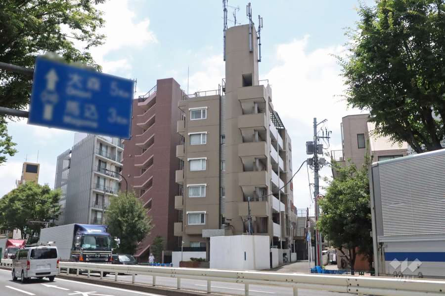 クレードル北千束の外観（北側から）